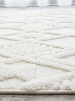 Load image into Gallery viewer, Kira Power-Loomed Polypropylene Rug - White
