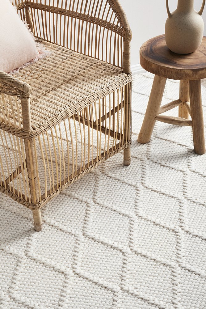 Lara Handmade Rug - Cream
