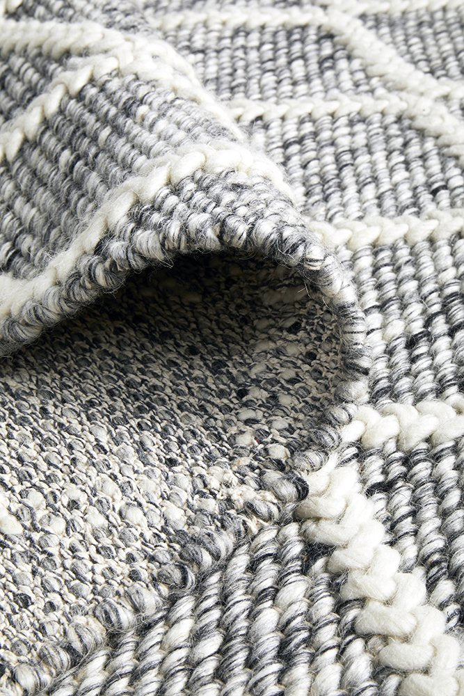Lara Handmade Rug - Grey