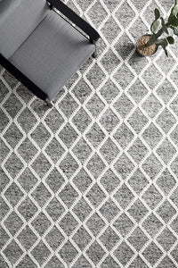 Lara Handmade Rug - Grey