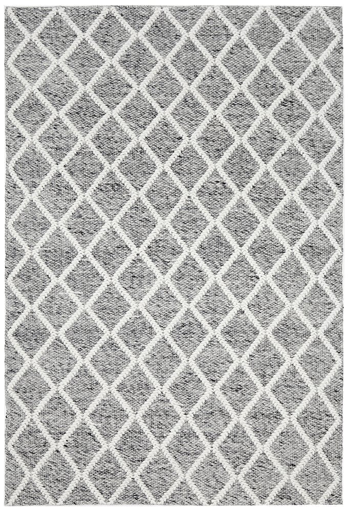 Lara Handmade Rug - Grey