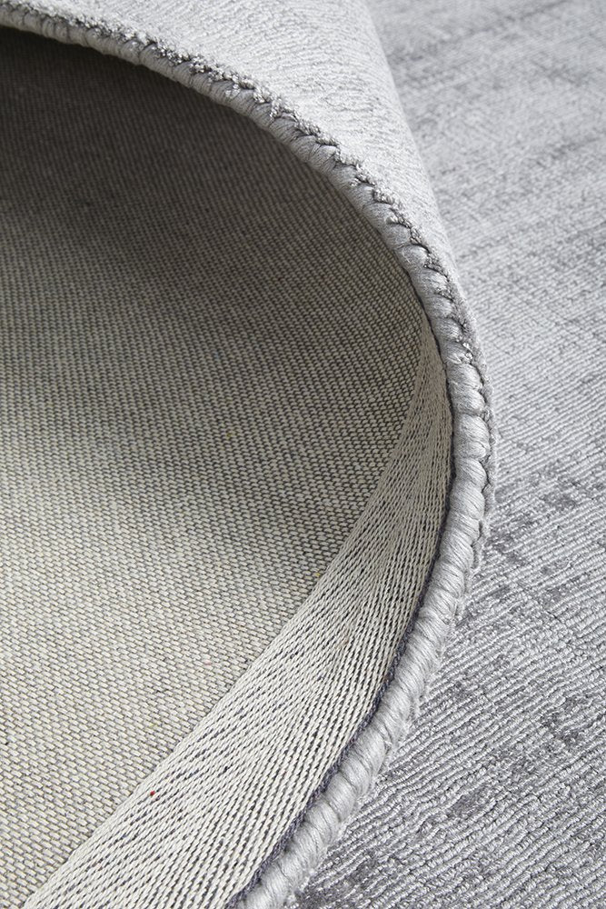 Lazuri Hand Made Viscose Rug - Stone