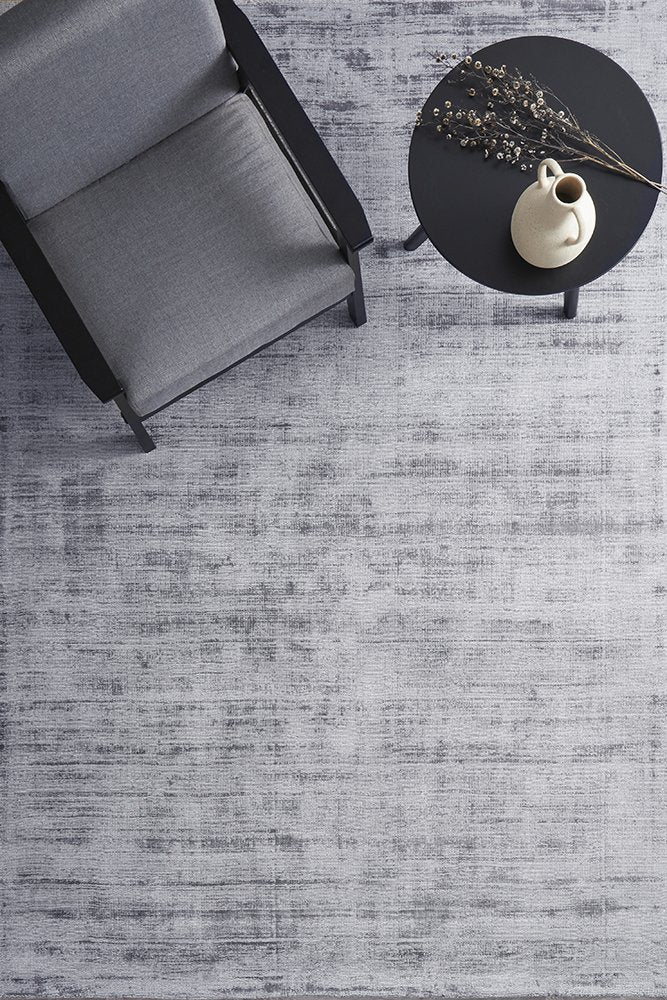 Lazuri Hand Made Viscose Rug - Stone