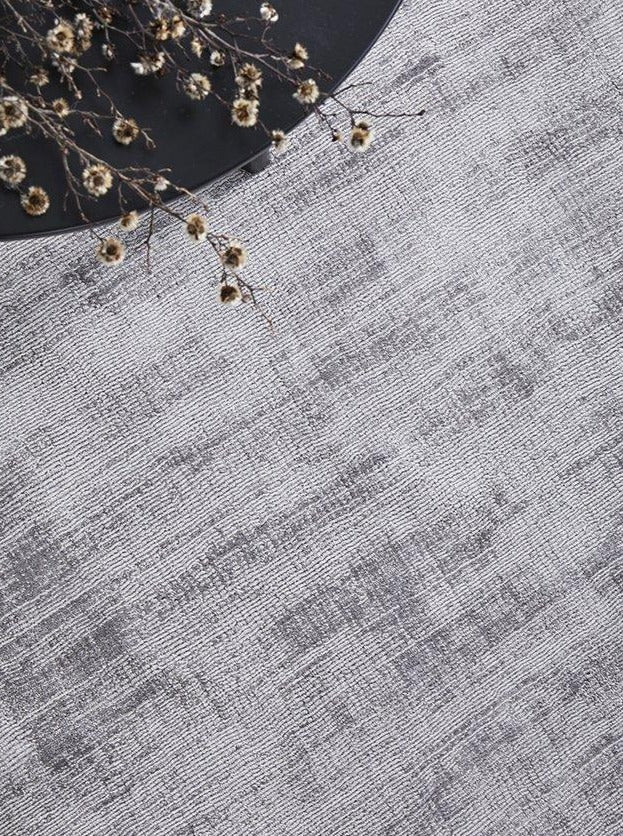 Lazuri Hand Made Viscose Rug - Stone