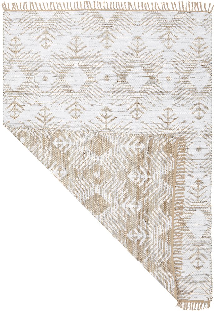 Leila Hand Made Reversible Jute And Cotton Rug