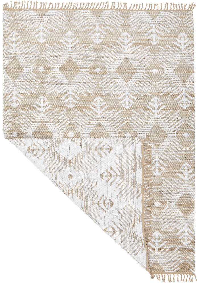 Leila Hand Made Reversible Jute And Cotton Rug
