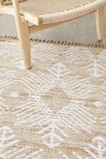 Load image into Gallery viewer, Leila Hand Made Reversible Jute And Cotton Rug
