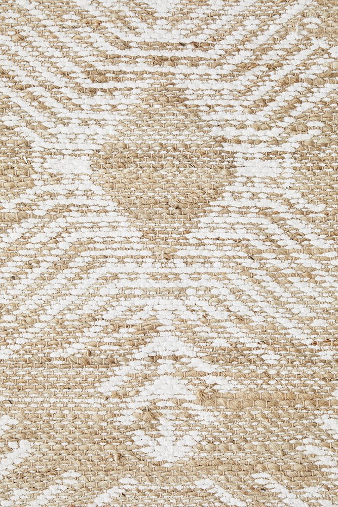 Leila Hand Made Reversible Jute And Cotton Rug