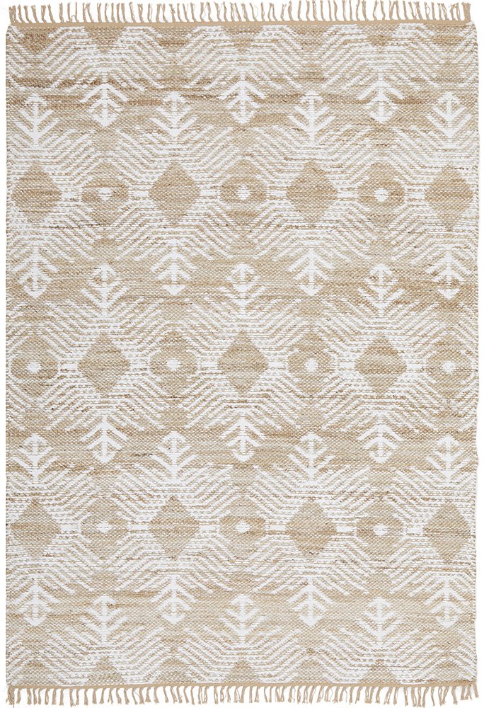 Leila Hand Made Reversible Jute And Cotton Rug