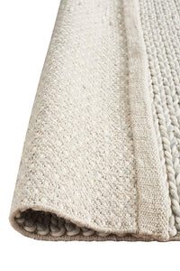 Lilian Hand Made Wool Rug - Silver