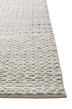 Load image into Gallery viewer, Lilian Hand Made Wool Rug - Silver

