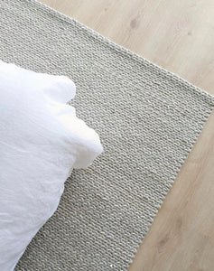 Lilian Hand Made Wool Rug - Silver