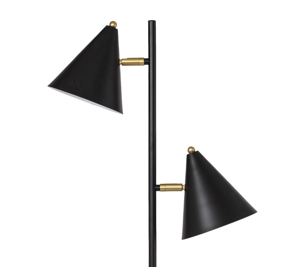 Liliet Metal Floor Lamp - Black