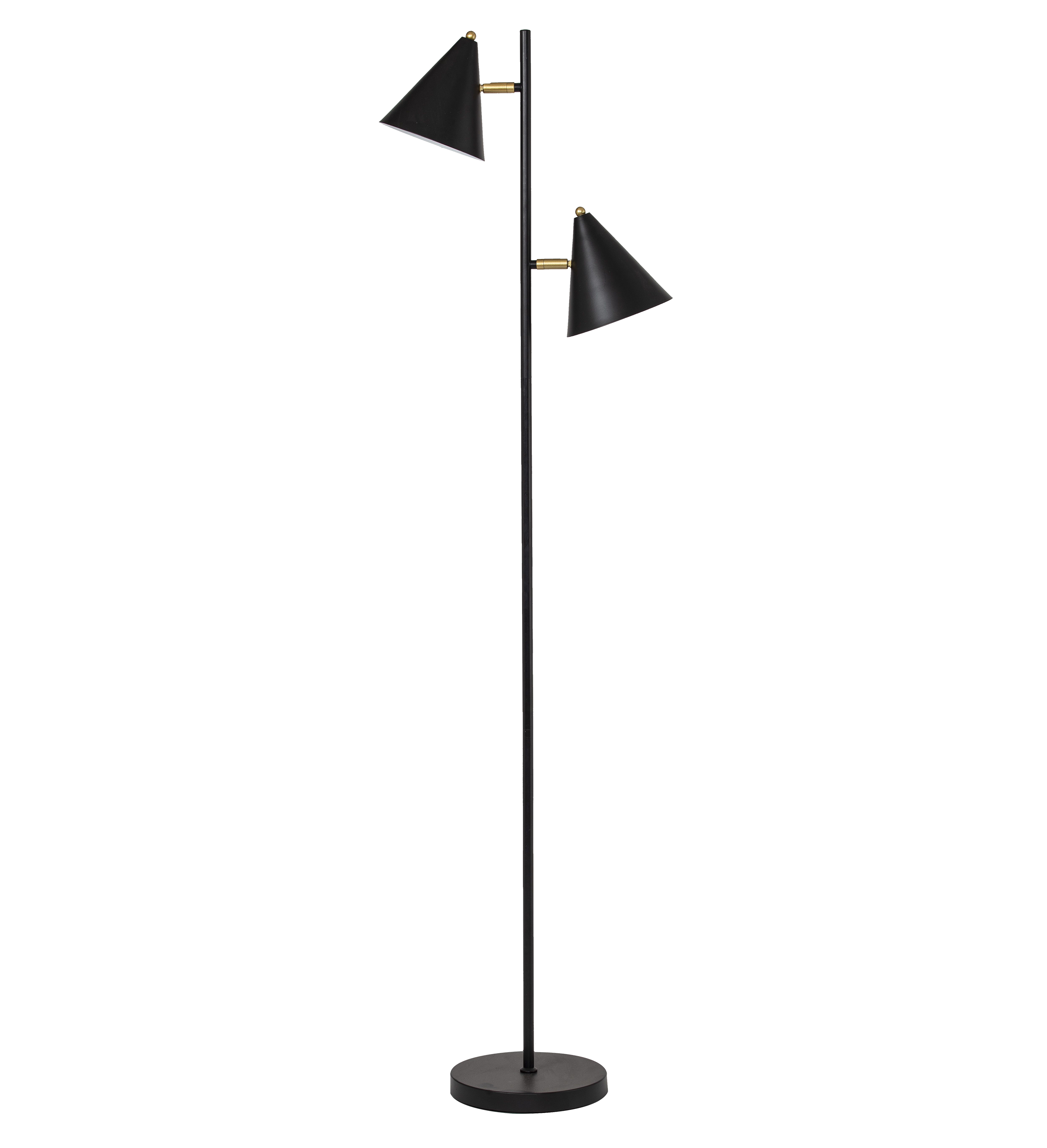 Liliet Metal Floor Lamp - Black