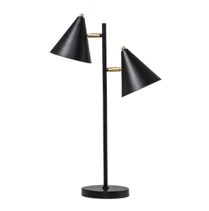 Liliet Metal Table Lamp - Black