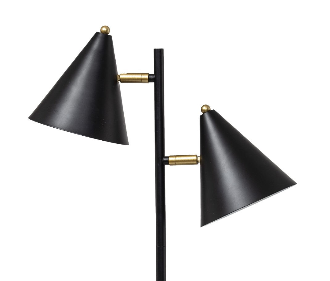 Liliet Metal Table Lamp - Black