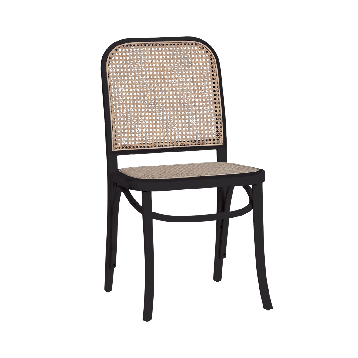 Selby Rattan Dining Chair - Black