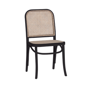 Selby Rattan Dining Chair - Black