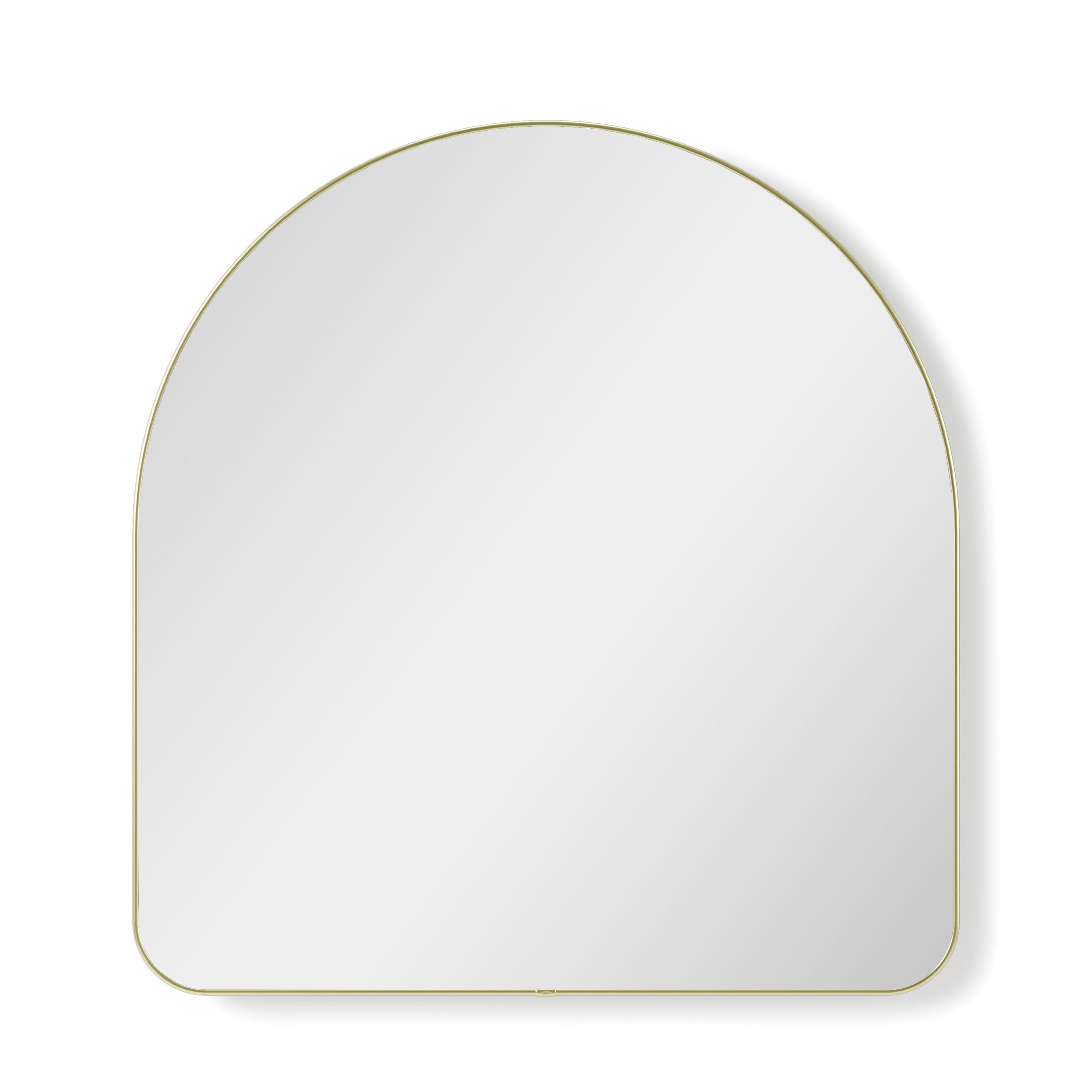 Luisa Arch 86 x 91cm Wall Mirror - Brass