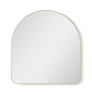 Luisa Arch 86 x 91cm Wall Mirror - Brass