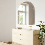 Load image into Gallery viewer, Luisa Arch 86 x 91cm Wall Mirror - Brass
