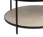 Load image into Gallery viewer, Manhattan Rattan Round Coffee Table - Black
