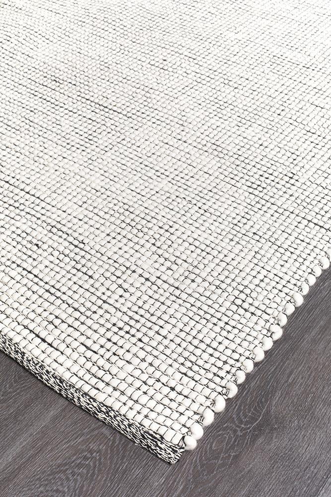 Marcus Hand Made Wool Rug - Grey