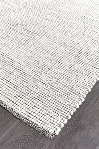 Marcus Hand Made Wool Rug - Grey