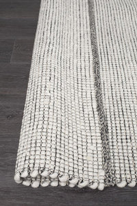 Marcus Hand Made Wool Rug - Grey