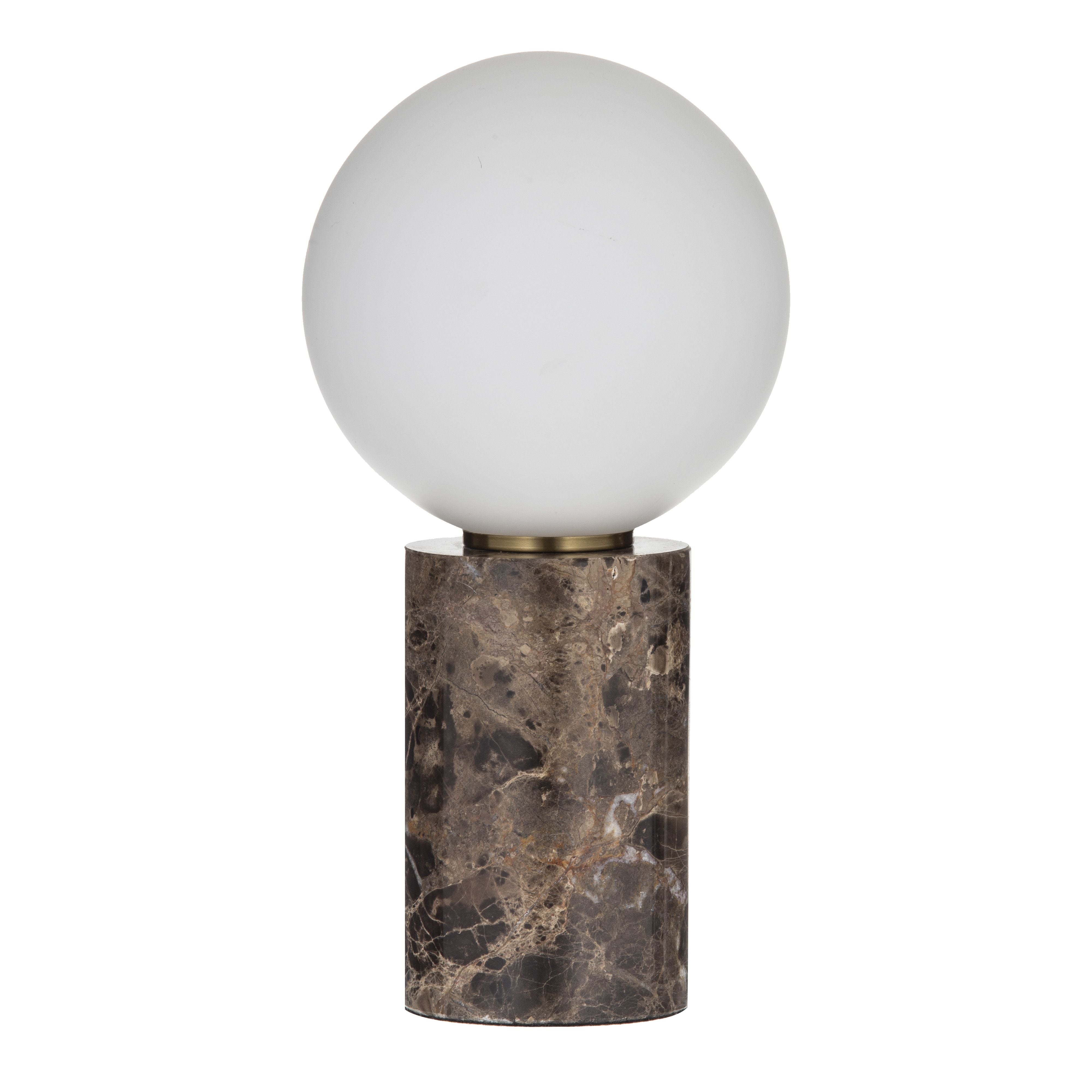 Medina Brown Marble Table Lamp