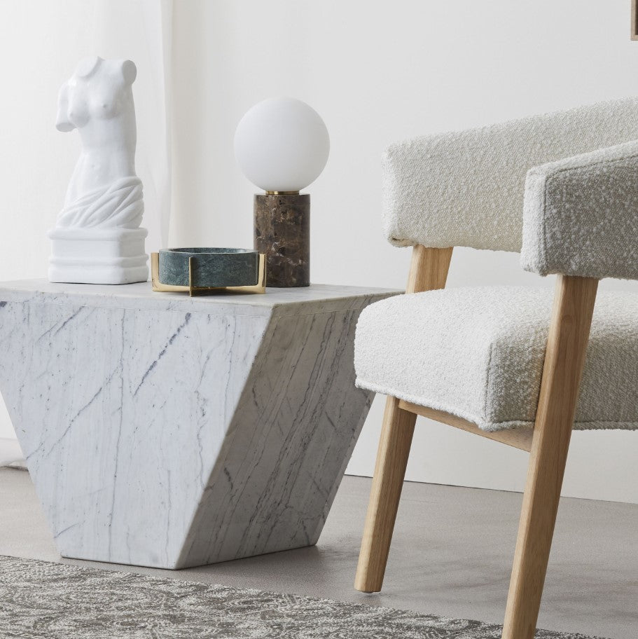 Medina Brown Marble Table Lamp
