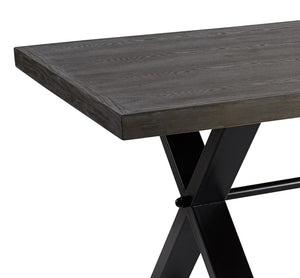 Montana 2.6m Solid Timber Dining Table - Ebony