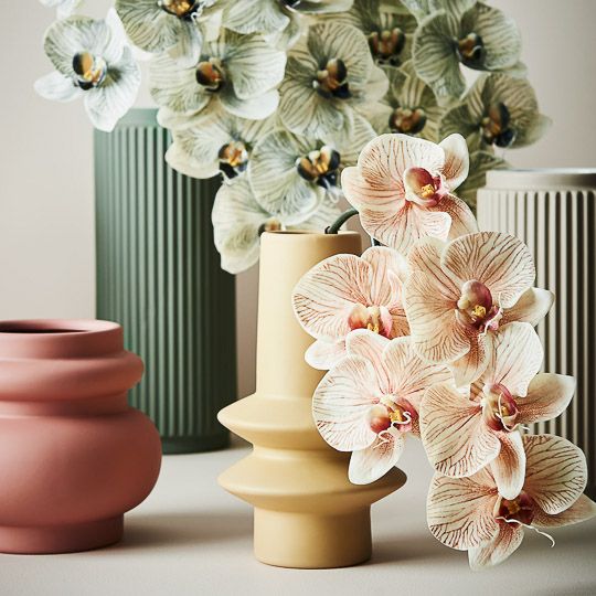 Orchid Phalaenopsis Infused 86cm Artificial Plant - Mocha