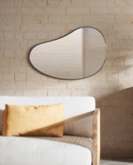 Load image into Gallery viewer, Pebble 92x61cm Organic Shape Mirror - Titanium
