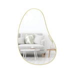 Load image into Gallery viewer, Pebble 92x61cm Organic Shape Mirror - Brass
