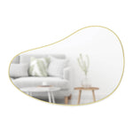 Load image into Gallery viewer, Pebble 92x61cm Organic Shape Mirror - Brass

