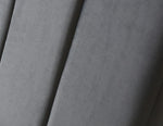 Load image into Gallery viewer, Penelope Velvet Fabric Bedhead - Grey
