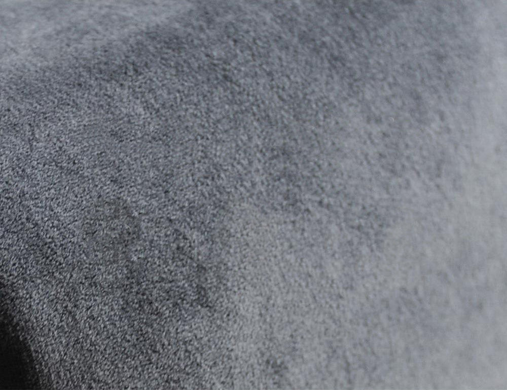 Penelope Velvet Fabric Bedhead - Grey