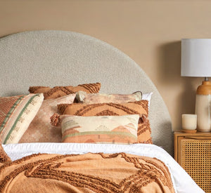 Perla Arch Boucle Queen Bedhead - Ivory