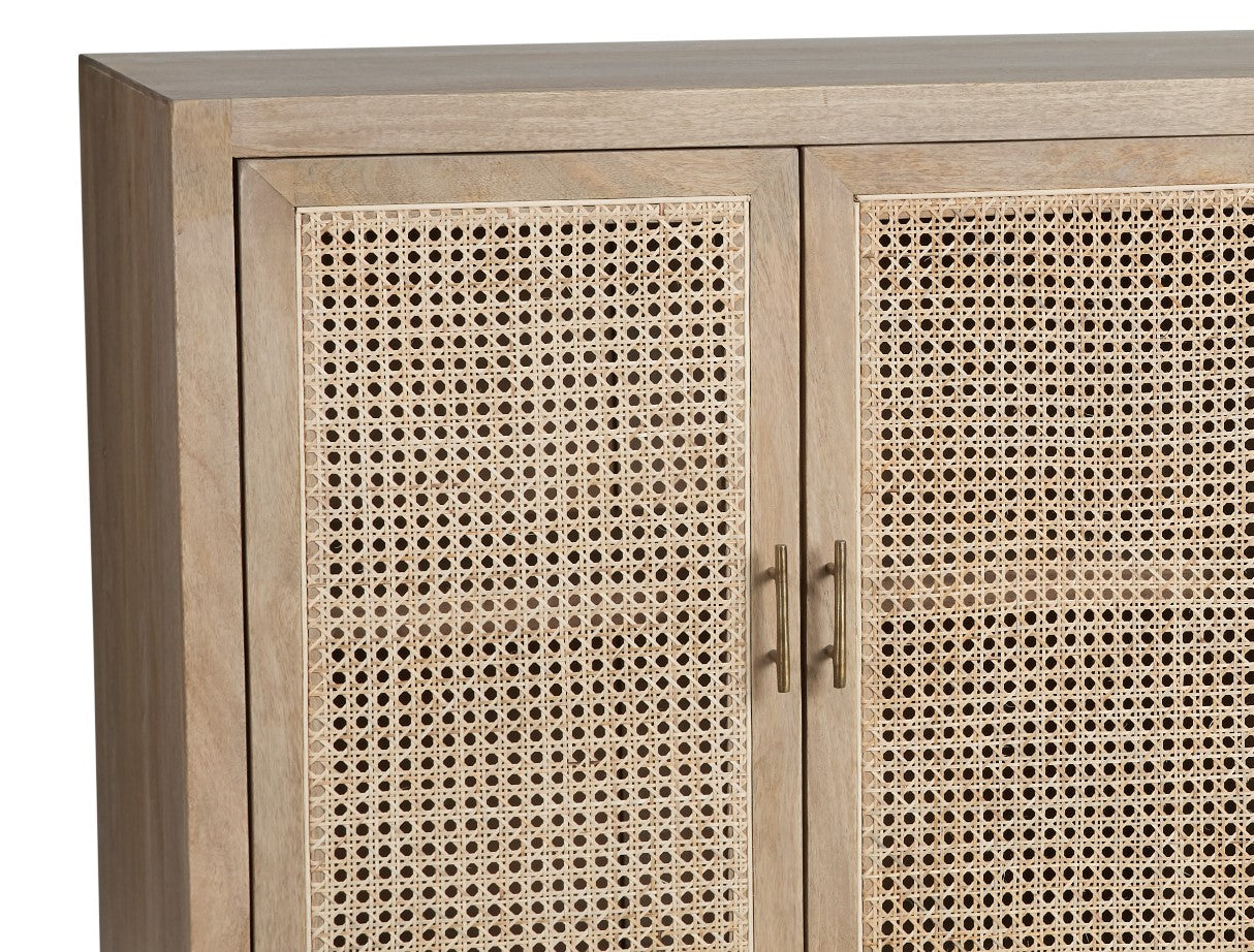 Remi Large Rattan Sideboard - Natural