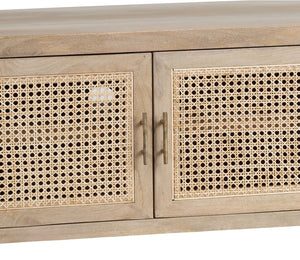 Remi Rattan TV Unit - Natural
