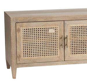 Remi Rattan TV Unit - Natural