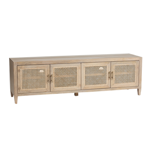 Remi Rattan TV Unit - Natural