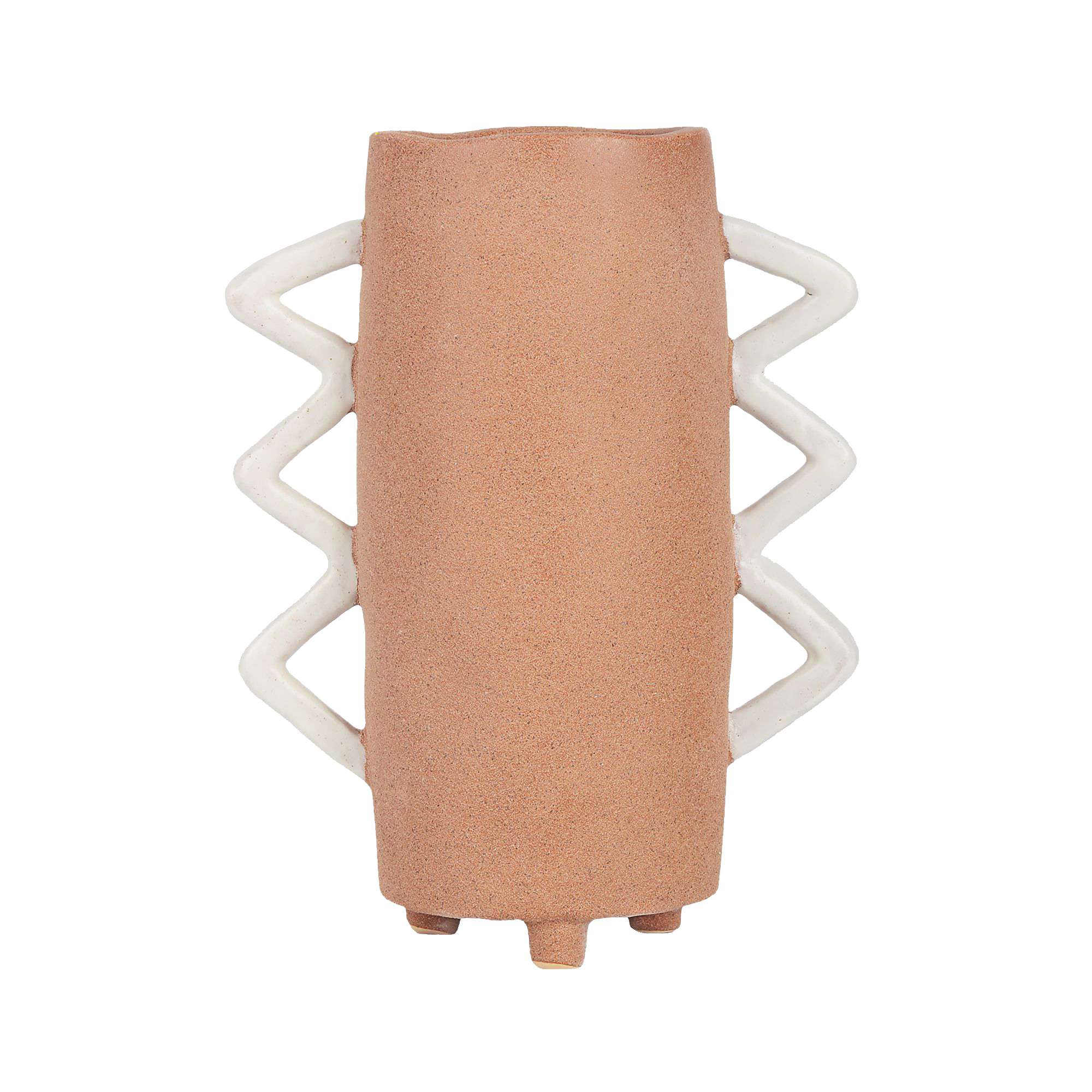 Rolly Handmade Vase - Terracotta