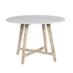 Load image into Gallery viewer, Irving Round 1.1m Marble Dining Table - Natural

