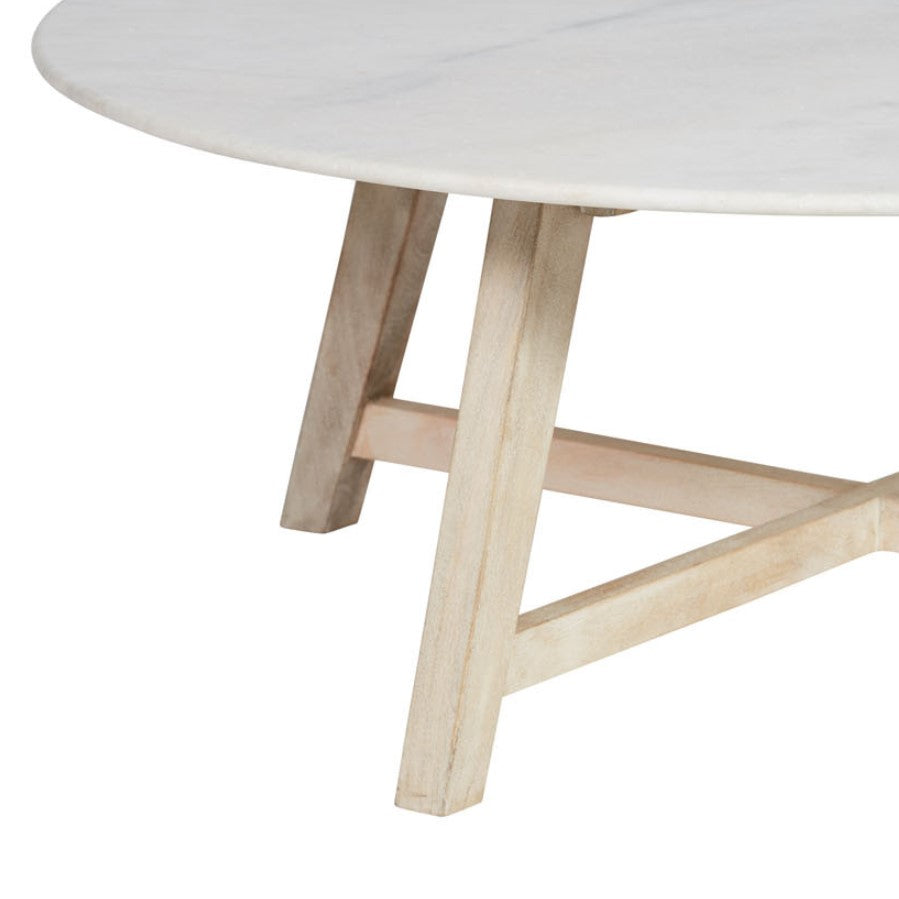 Irving Marble Coffee Table - Natural