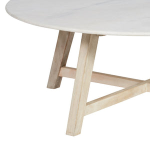 Irving Marble Coffee Table - Natural