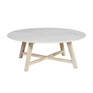 Irving Marble Coffee Table - Natural
