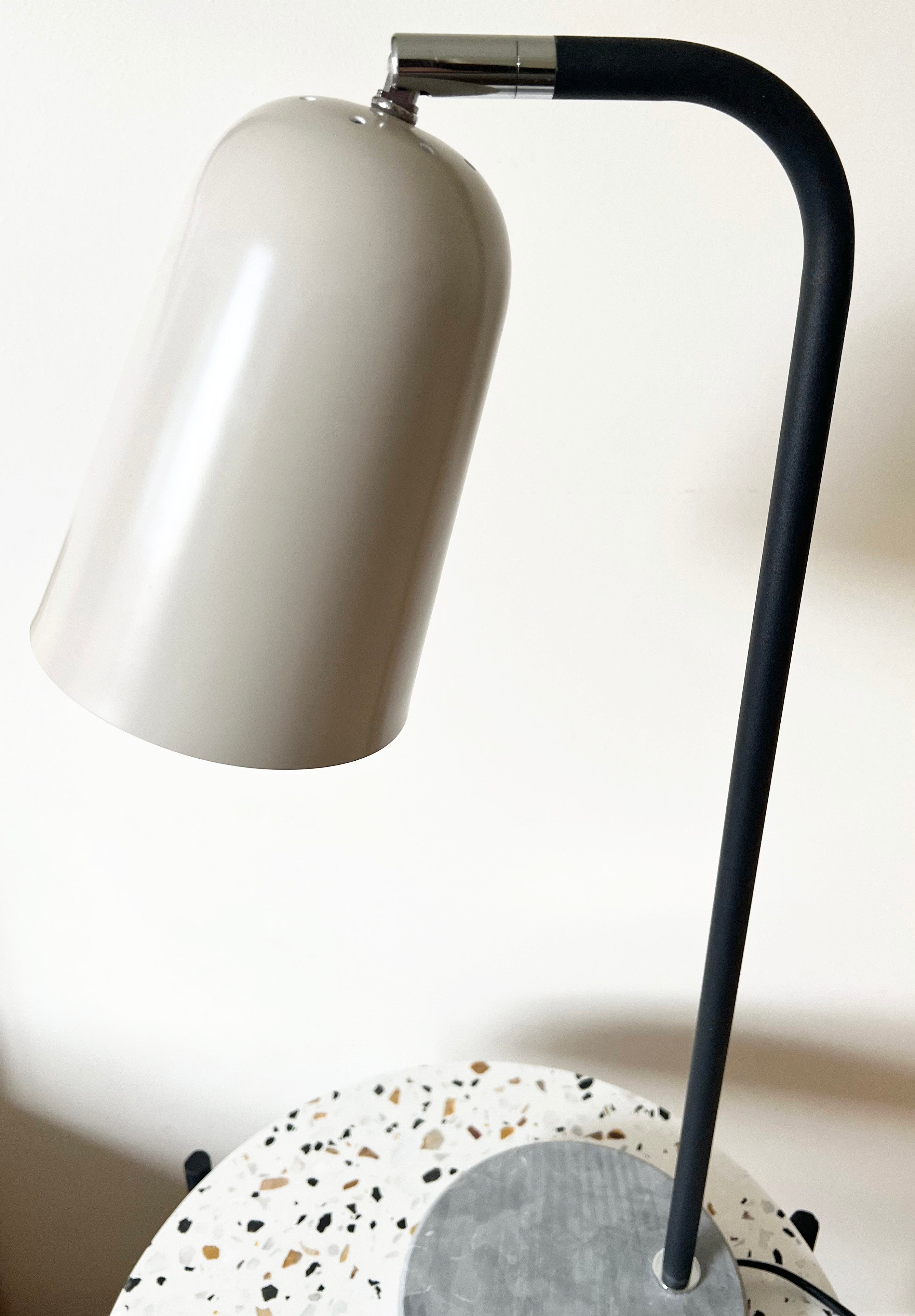 Salem Metal Table Lamp - Grey