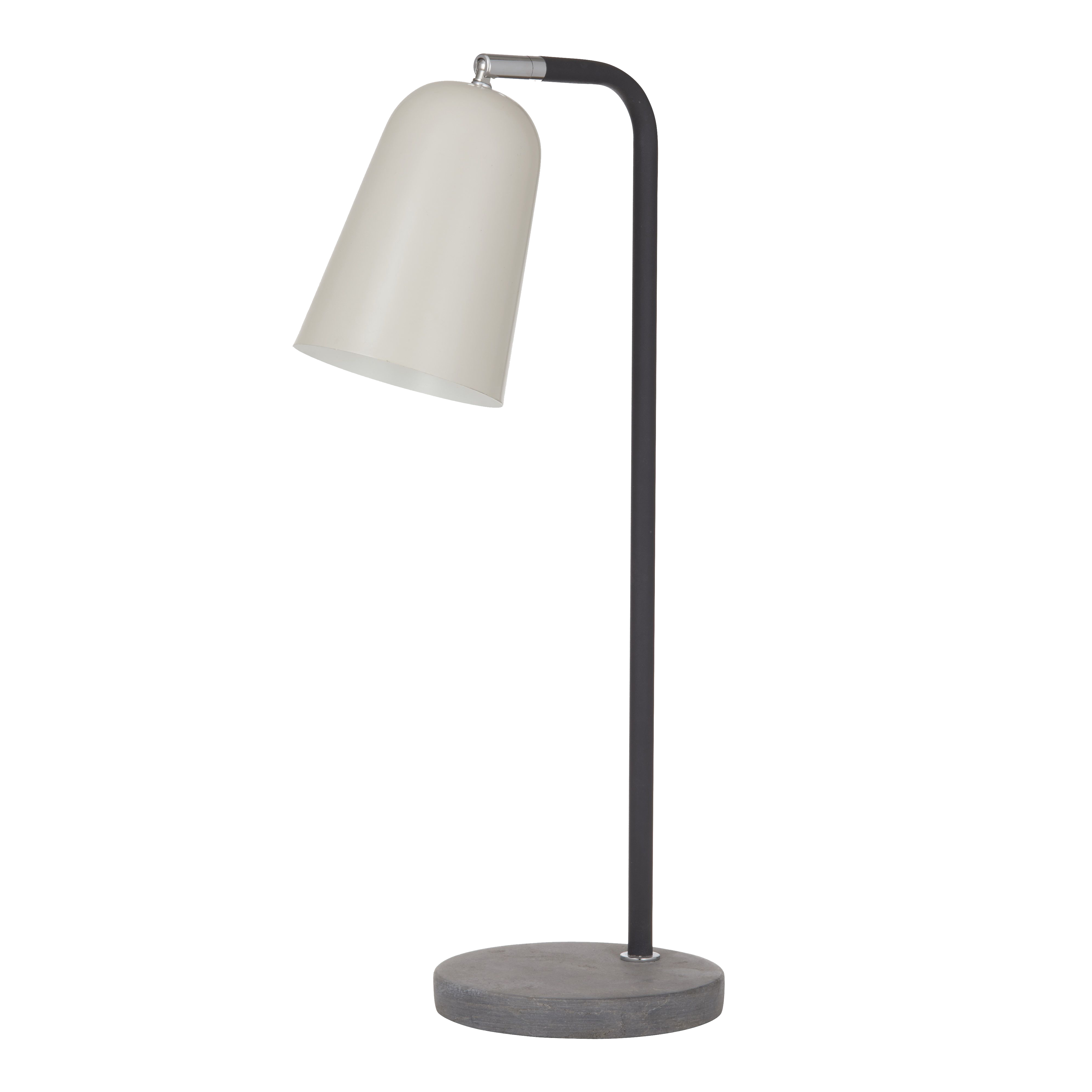 Salem Metal Table Lamp - Grey